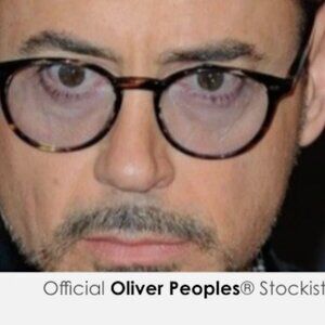 Robert Downey Jr.s Fav ~OLIVER PEOPLES O'Malley 45mm Optical in Black MSRP$494